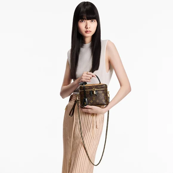 Authentic Louis Vuitton LV Monogram Vanity PM Reverse Canvas M45165 - Picture 7 of 16